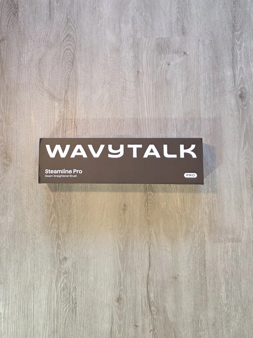 Wavytalk Streamline Pro Steam Straightener Brush White BRAND NEW